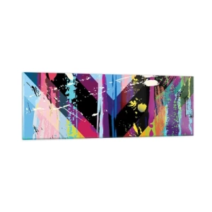 Obraz na skle - Shora dolů - 90x30 cm