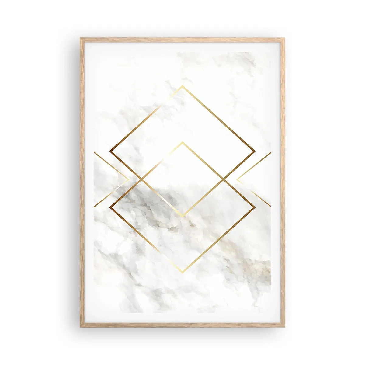 Plakát v rámu světlý dub - Pohled na nekonečno - 70x100 cm