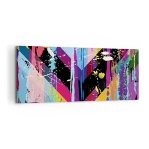 Obraz na plátně - Shora dolů - 100x40 cm