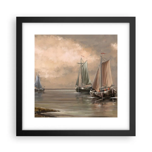 Plakát v černém rámu - Návrat námořníků - 30x30 cm