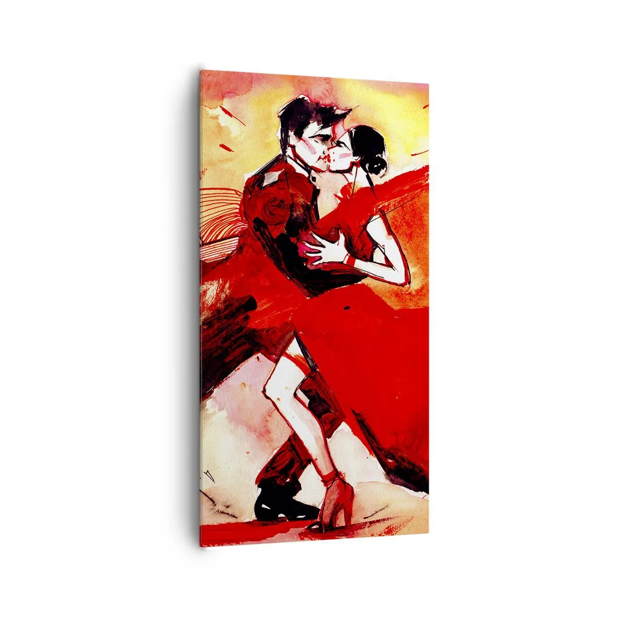 Obraz na plátně - Purpurový rytmus náruživostí - 65x120 cm