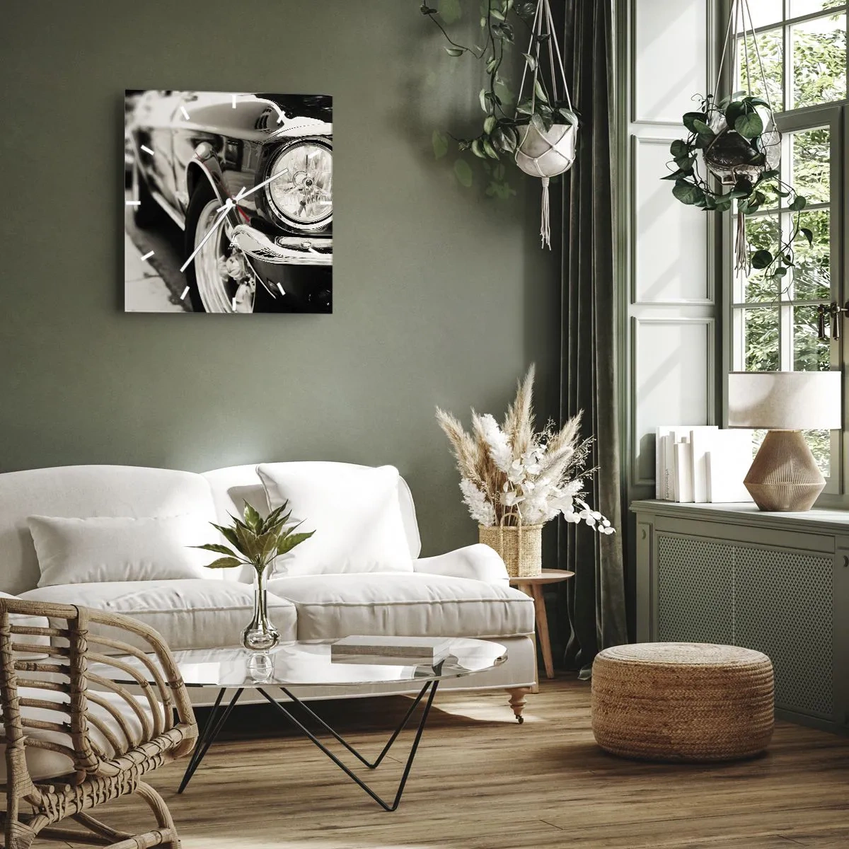 Nástěnné hodiny - Nepomíjející lesk - 40x40 cm