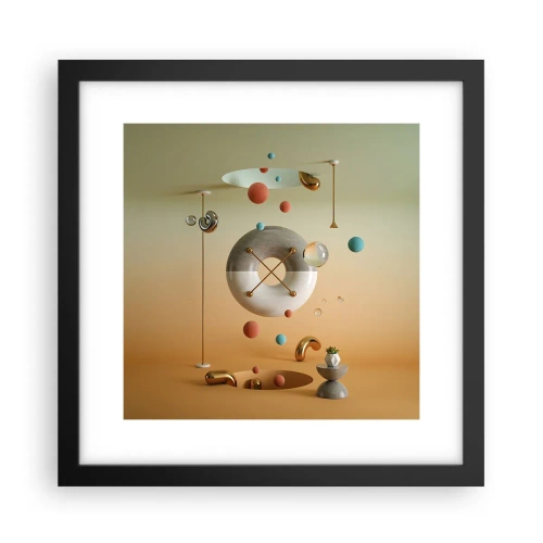 Plakát v černém rámu - Vše je možné - 30x30 cm
