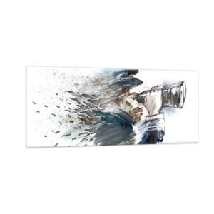 Obraz na skle - Deset na Beaufortově stupnici! - 100x40 cm