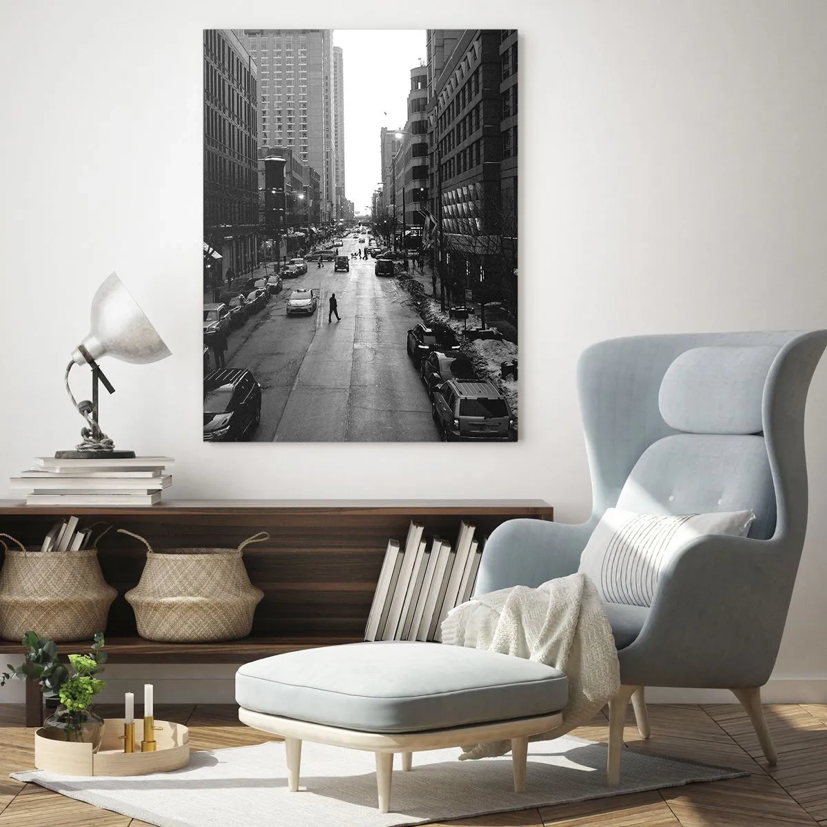 Obraz na skle - Další den, jako každý jiný - 50x70 cm