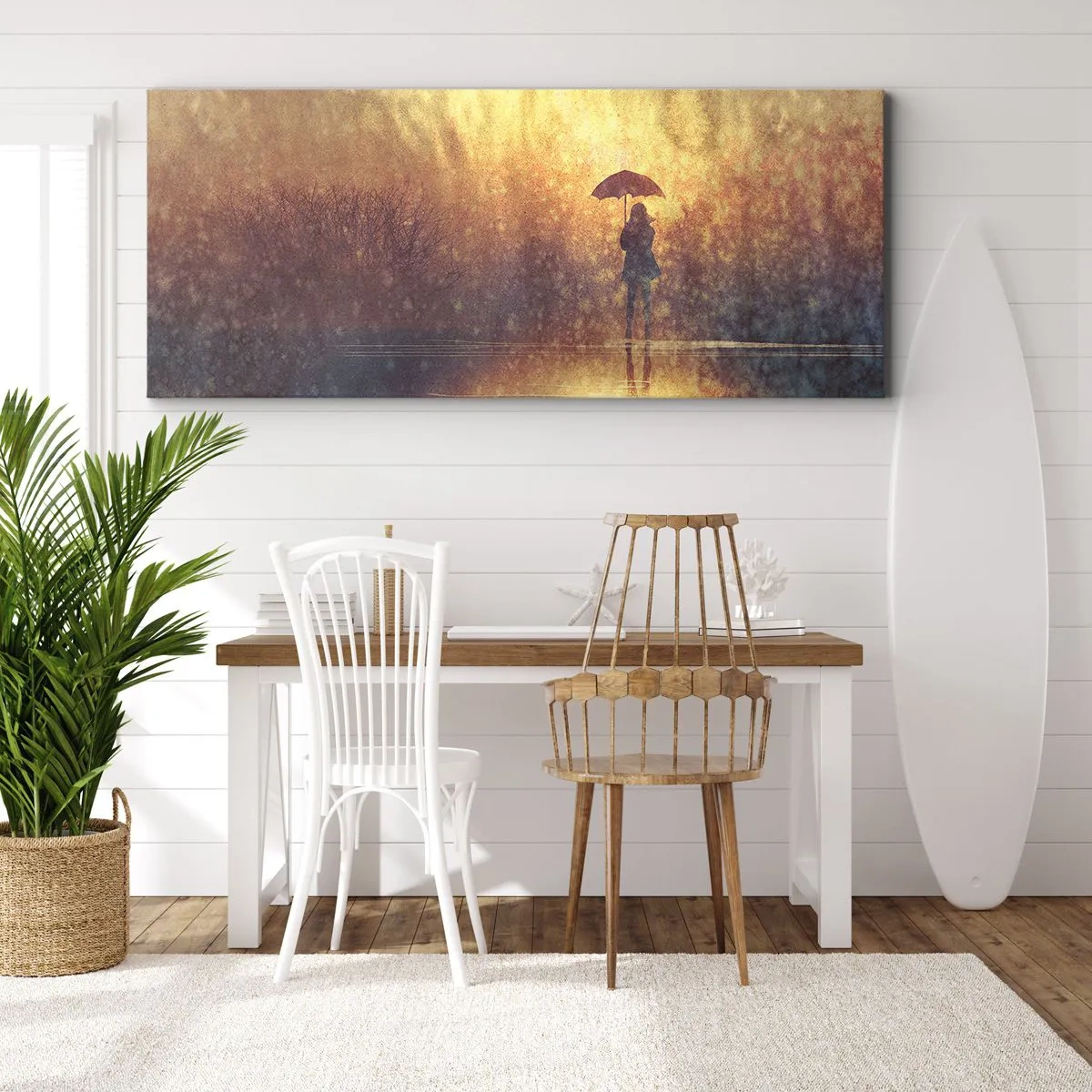 Obraz na plátně - Cítím, že se na mě někdo dívá - 160x50 cm