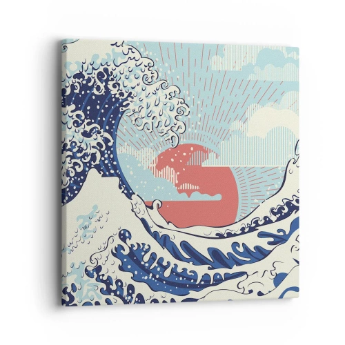 Obraz na plátně - Z japonských inspirací - 40x40 cm