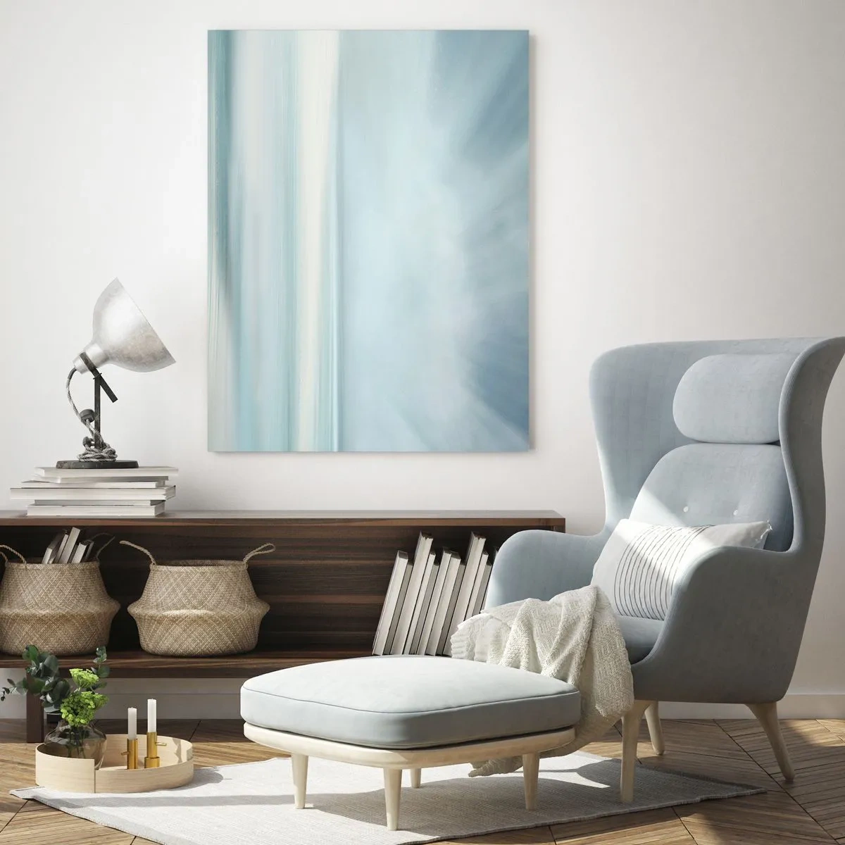 Obraz na skle - Klid až kam oko sahá - 70x100 cm