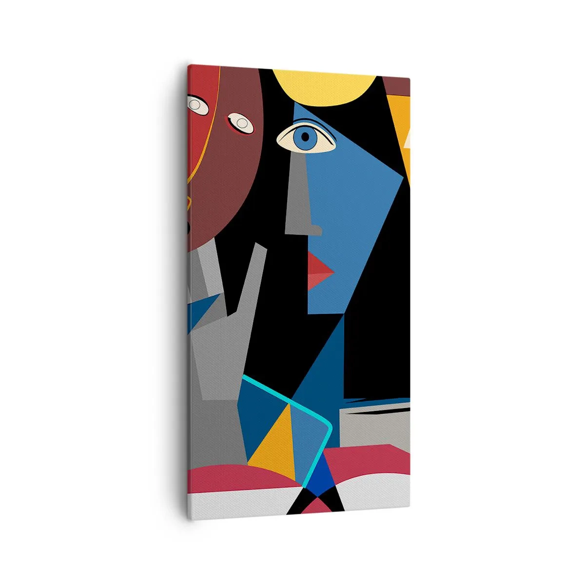 Obraz na plátně - Konverzace kubistů - 55x100 cm