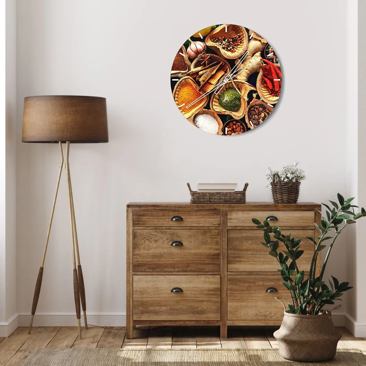 Nástěnné hodiny - Vezmi si, co chceš - 40x40 cm