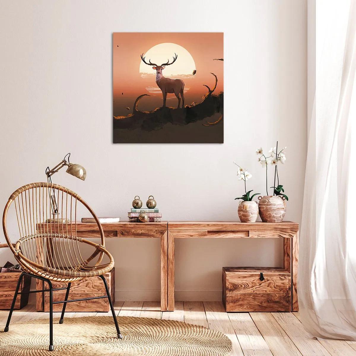 Obraz na plátně - Tato noc se nepodobá jiným - 40x40 cm