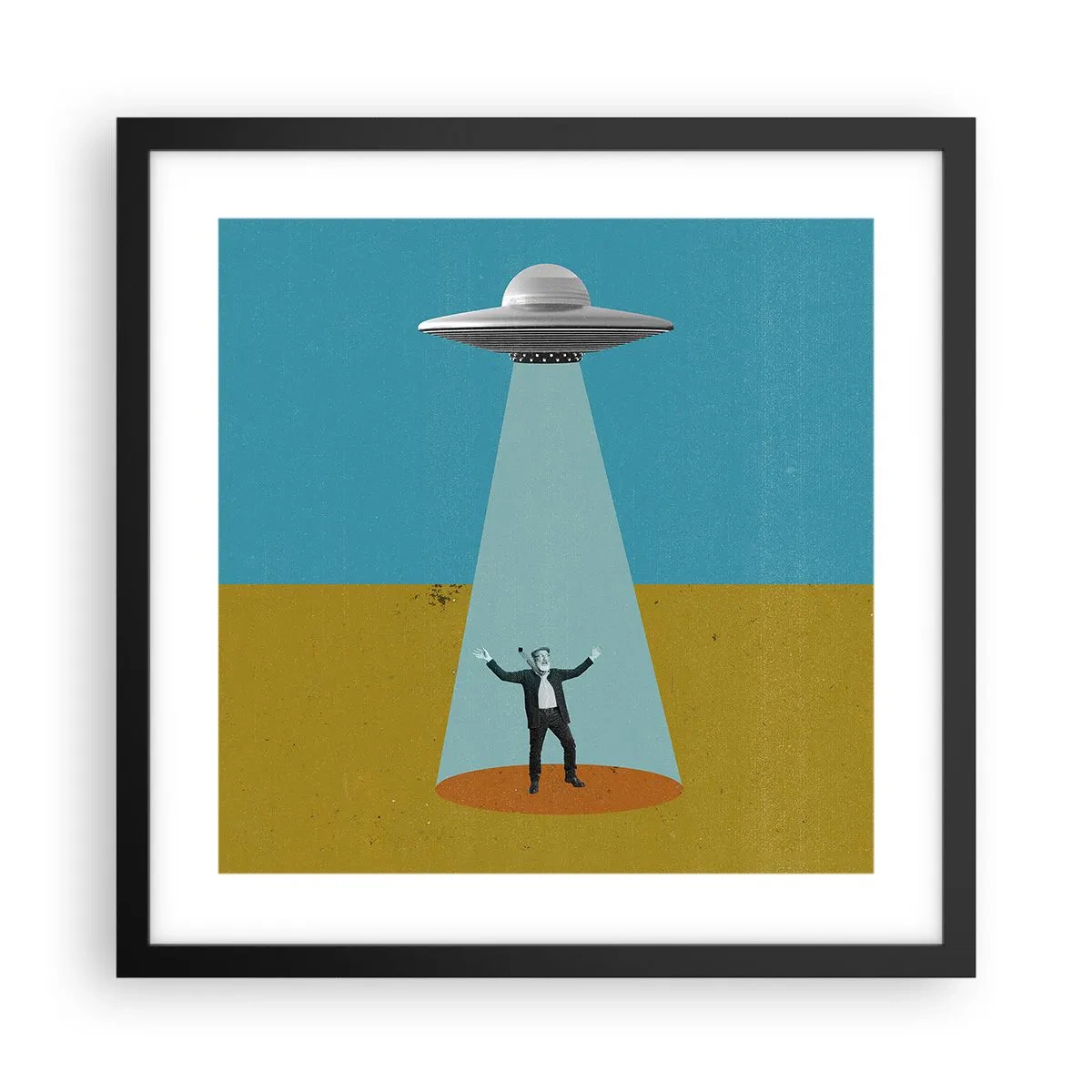 Plakát v černém rámu - Blízké setkání - 40x40 cm