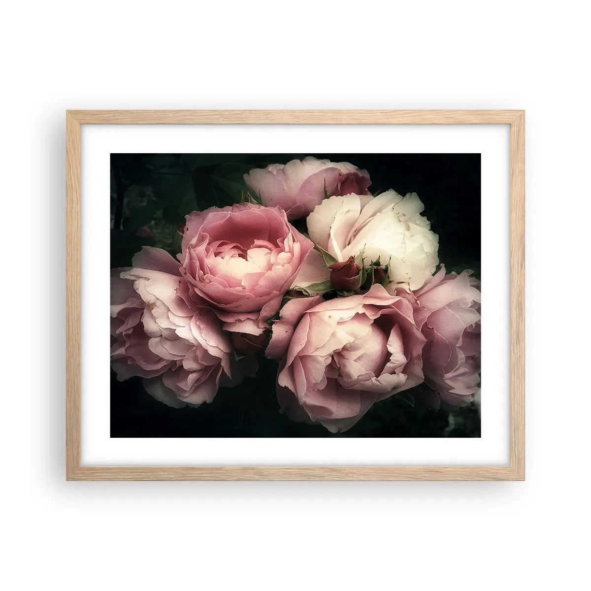 Plakát v rámu světlý dub - Kouzlo belle epoque - 50x40 cm