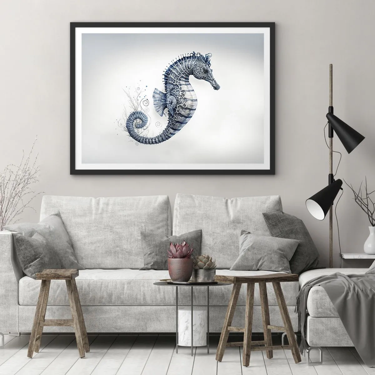 Plakát v černém rámu - Jemný vtip přírody - 91x61 cm