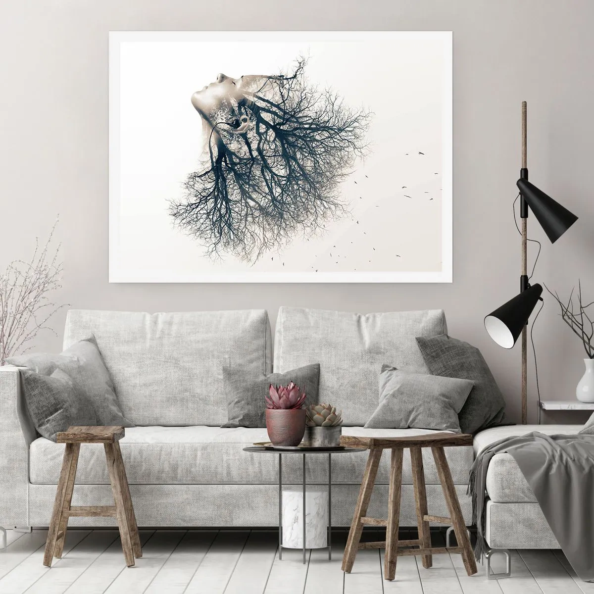 Plakát - Okouzlená šepotem stromu - 50x40 cm