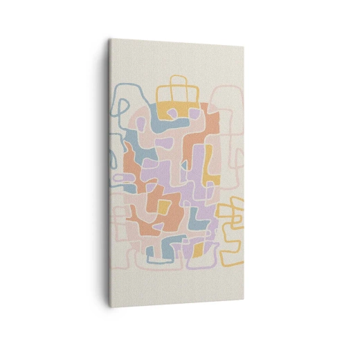 Obraz na plátně - Labyrint – veselé dobrodružství - 45x80 cm