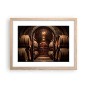 Plakát v rámu světlý dub - Nádherný sklep - 40x30 cm