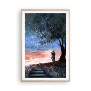 Plakát v rámu světlý dub - Hvězdicovité představení - 61x91 cm