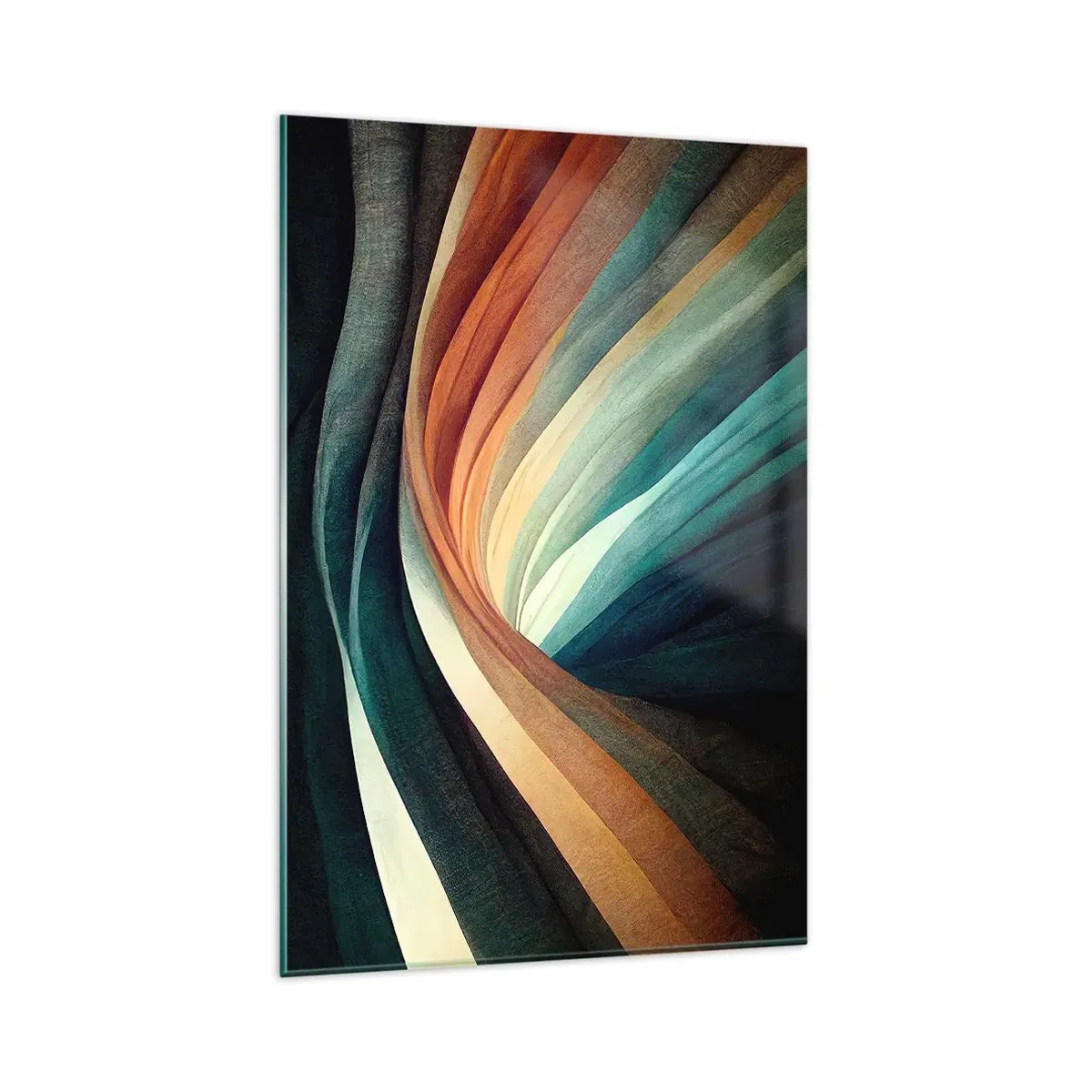 Obraz na skle - Utkané z barev - 80x120 cm