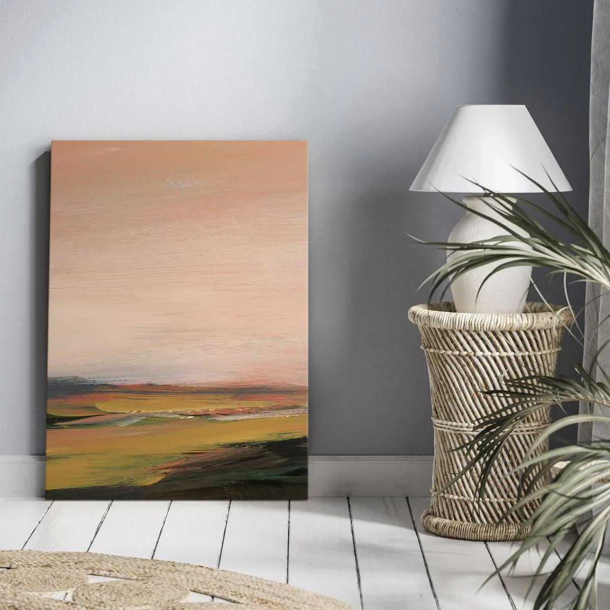 Obraz na plátně - V růžových tónech - 70x100 cm