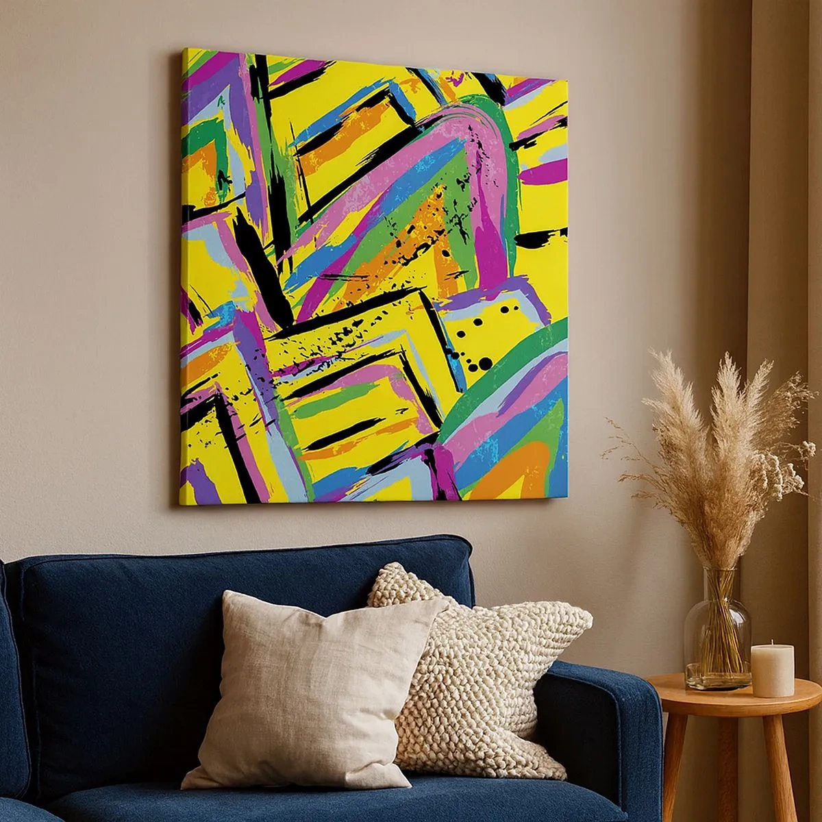 Obraz na plátně - Až křičí radostí - 30x30 cm