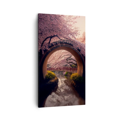 Obraz na plátně - Japonské jaro - 45x80 cm