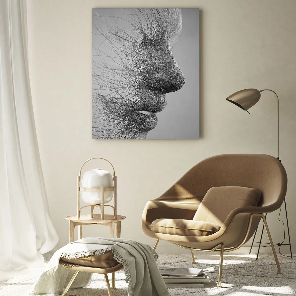 Obraz na skle - Duch větru - 50x70 cm