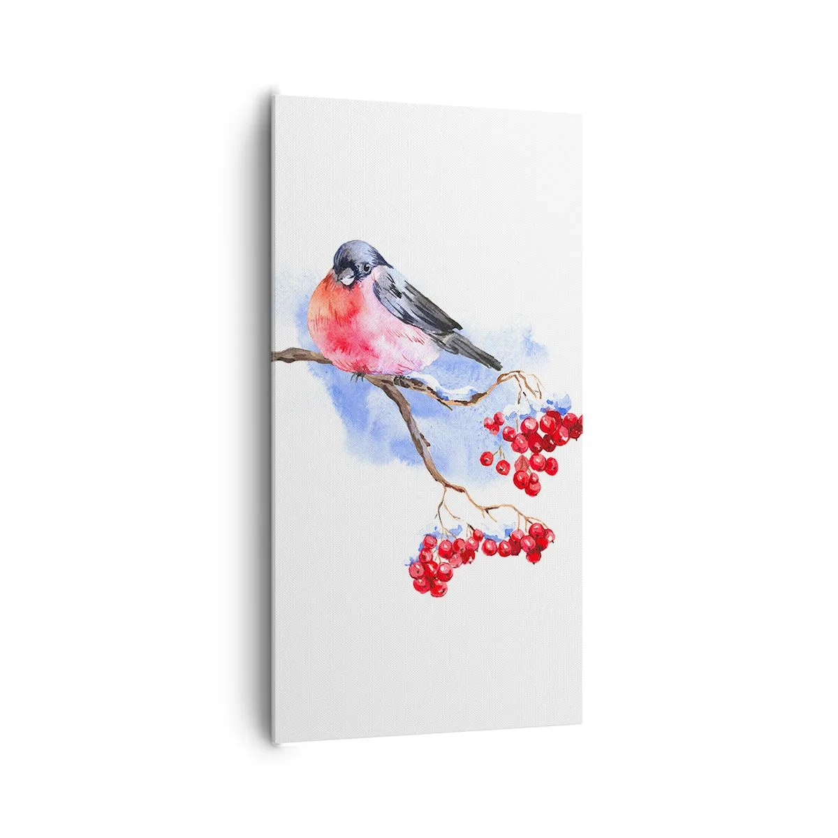 Obraz na plátně - Barevná zima - 65x120 cm