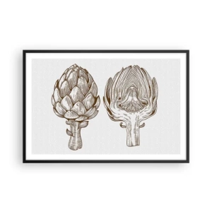 Plakát v černém rámu - Hodiny anatomie - 91x61 cm