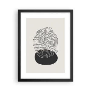 Plakát v černém rámu - Trvání a kmitání - 30x40 cm