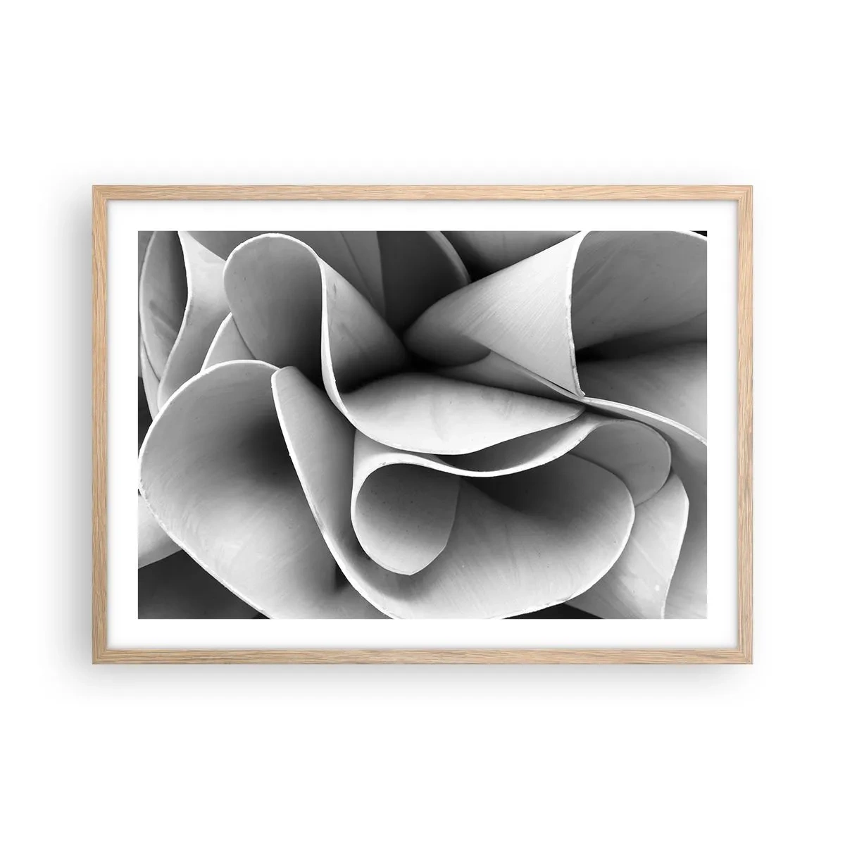 Plakát v rámu světlý dub - Děje se ve vesmíru - 70x50 cm