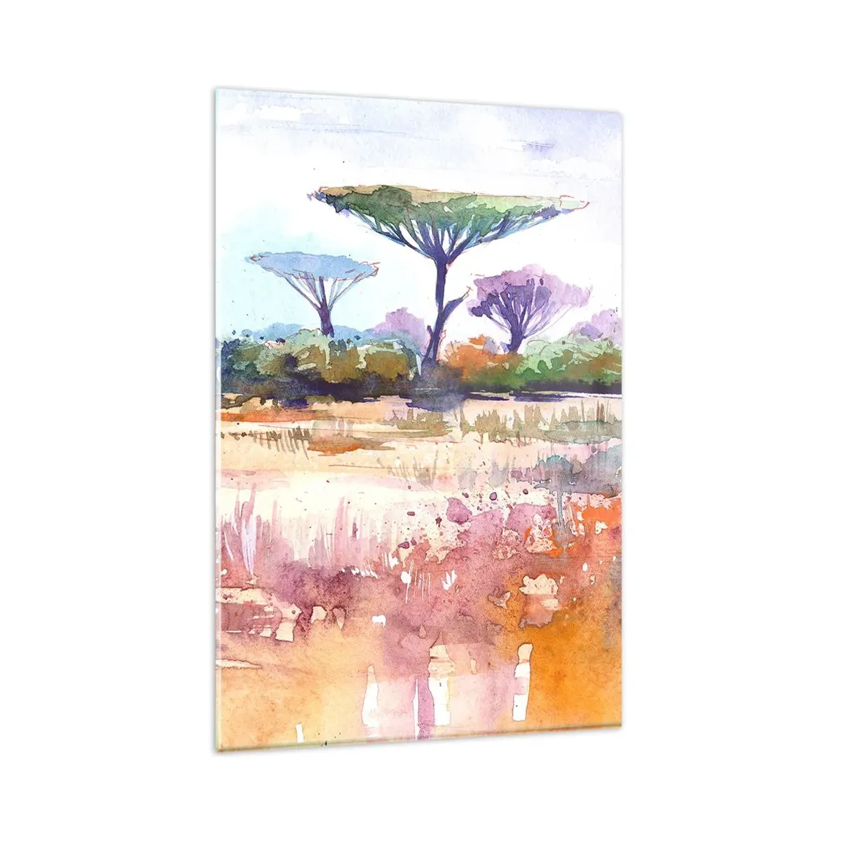 Obraz na skle - Barvy savany - 80x120 cm