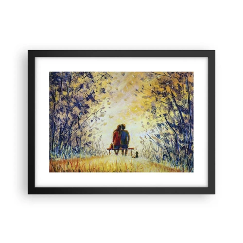 Plakát v černém rámu - Magický okamžik - 40x30 cm