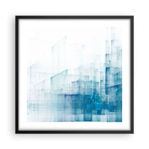 Plakát v černém rámu - Jak se stal prostor - 50x50 cm