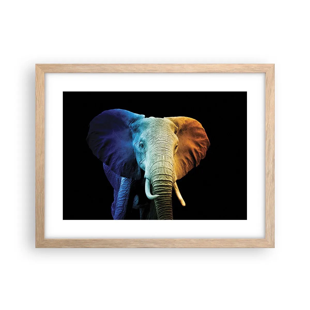 Plakát v rámu světlý dub - Výstřední muž, ale ne podivín - 40x30 cm