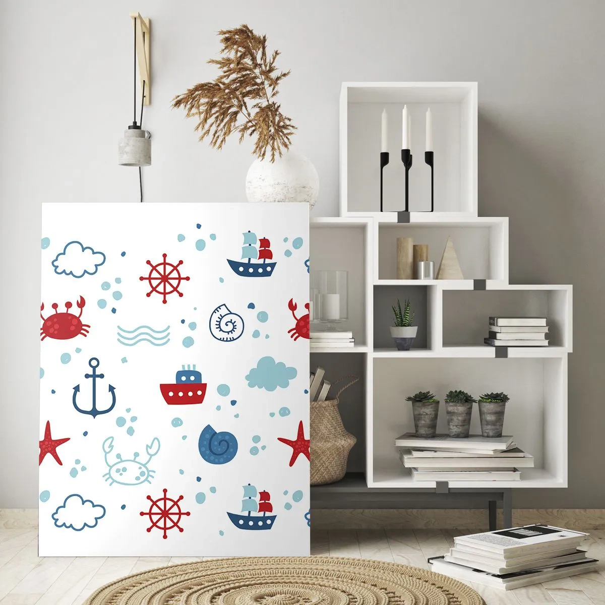 Obraz na skle - Mořská pohádka - 80x120 cm