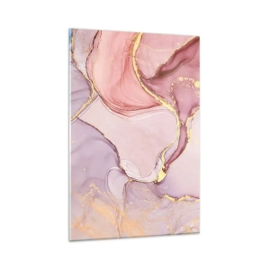 Obraz na skle - Mazlení barev - 80x120 cm