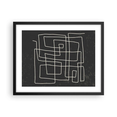 Plakát v černém rámu - Není to tak jednoduché - 50x40 cm