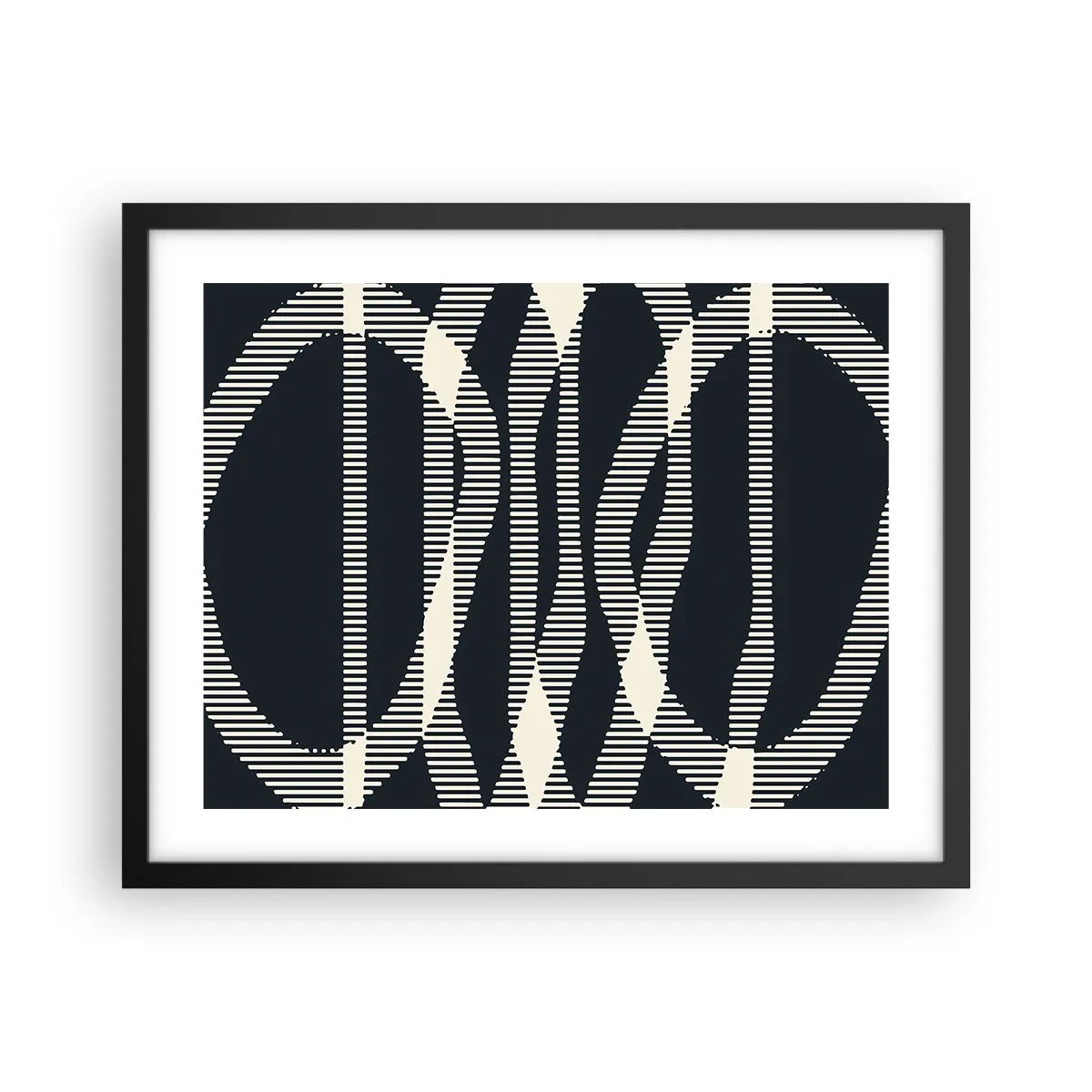 Plakát v černém rámu - Pokus o prolomení temnoty - 50x40 cm