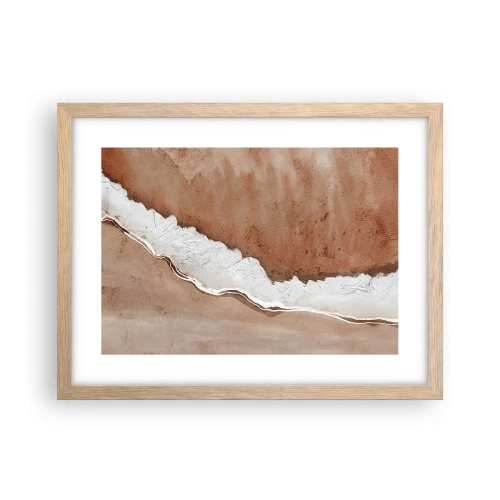 Plakát v rámu světlý dub - V zemitých barvách - 40x30 cm