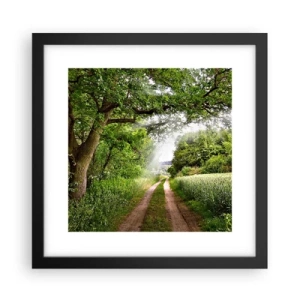 Plakát v černém rámu - Et in Arcadia ego - 30x30 cm
