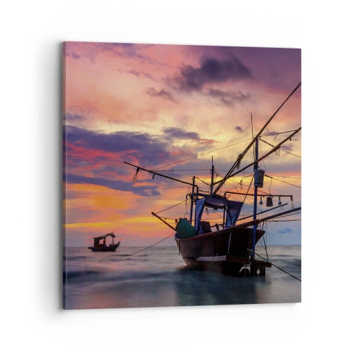 Obraz na plátně - Exotický večer - 70x70 cm