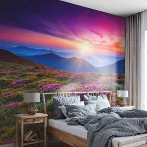 Fototapeta Premium Sand - Zavoněly svěží pupeny bylinek z obilných polí - Krajina, hory, Květiny - 200x140 cm