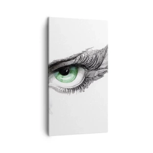 Obraz na plátně - Krásná a připravená k útoku - 45x80 cm