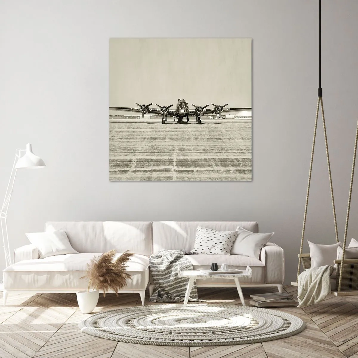 Obraz na plátně - Jako vždy připraven - 70x70 cm