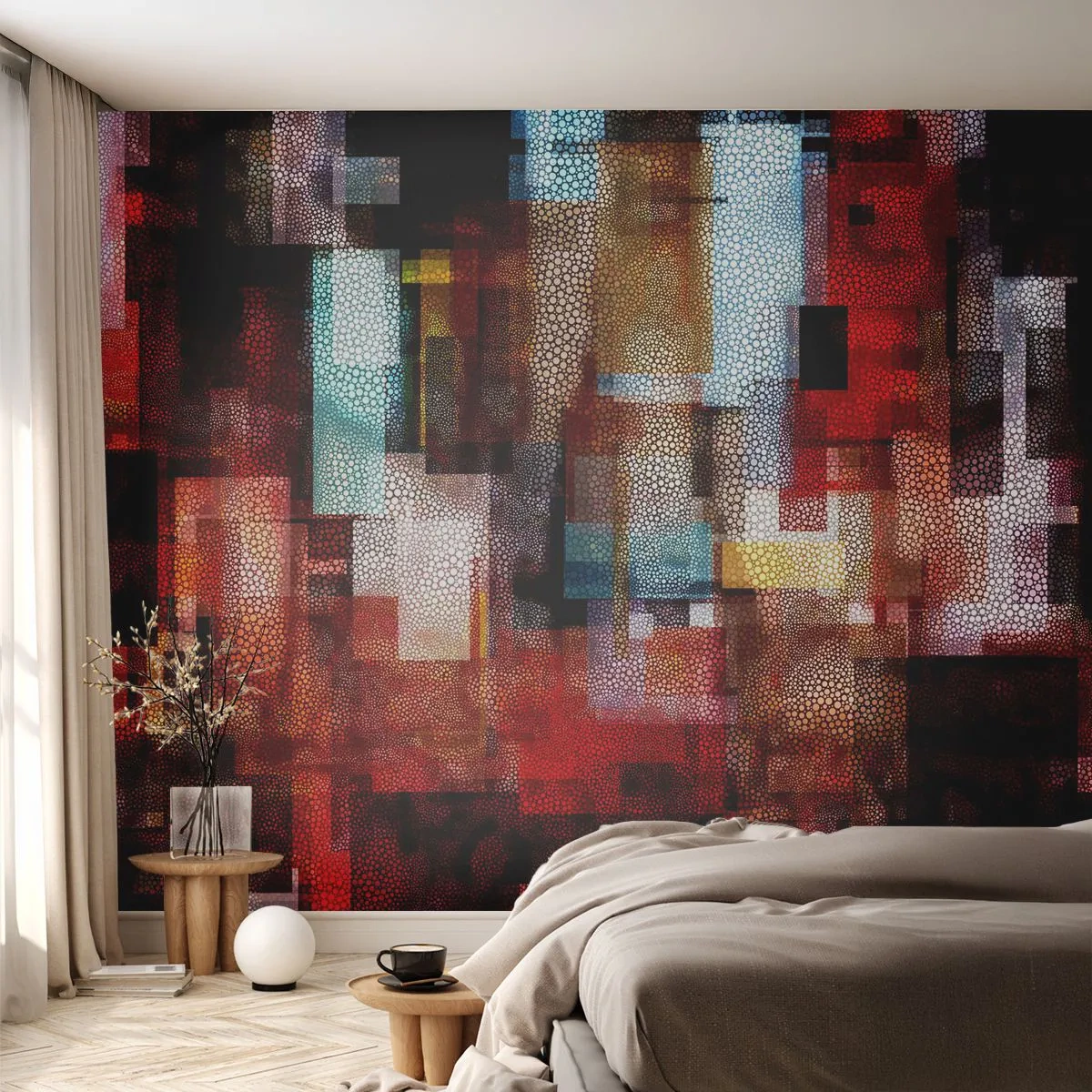 Fototapeta Samolepicí Deluxe Sticker - Chaos a zmatek - Abstrakce, Kus, Malování - 250x175 cm