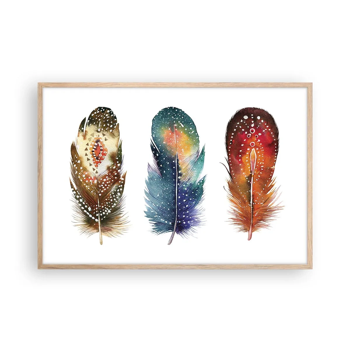 Plakát v rámu světlý dub - Rituály, obřady, tajemství - 91x61 cm