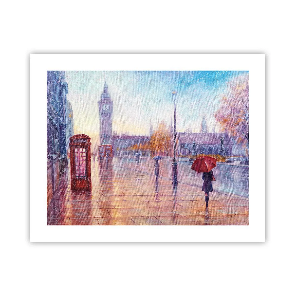 Plakát - Londýnský podzimní den - 50x40 cm