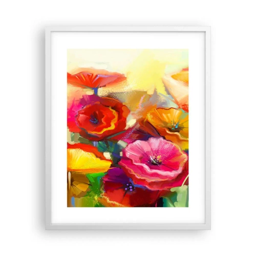 Plakát v bílém rámu - Nejenom červené - 40x50 cm