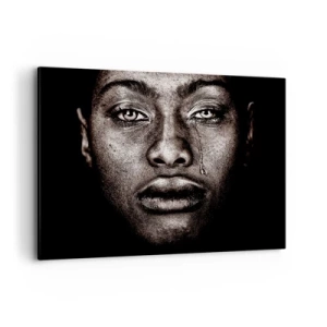 Obraz na plátně - Jedna slza - 100x70 cm